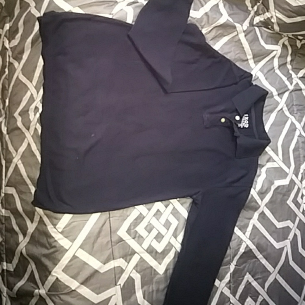 Long sleeve blue shirt